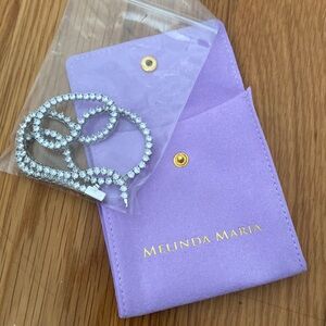 Melinda maria Diamondette tennis necklace